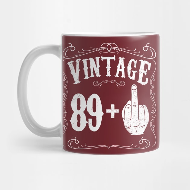 Vintage middle finger salute 90th birthday gift funny 90 birthday 1926 by AwesomePrintableArt